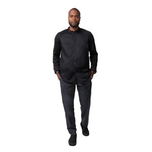 Chef Works Tulum Sustainable Chef Jacket Black M - BA075-M - 1