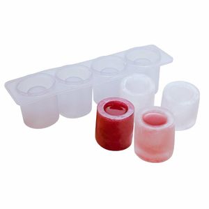 Beaumont Four Cavity Silicone Shot Glass Mould Clear - CZ404 - 1