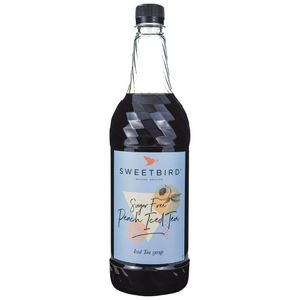 Sweetbird Peach Iced Tea Sugar-Free Syrup 1Ltr - CZ283 - 1