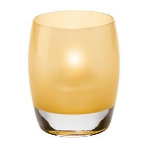 Steelite Contour Glass Votives Satin Gold 95mm (Pack of 12) - VV4076 - 1