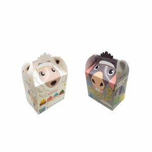 Crafti's Childrens Bizzi Meal Boxes Assorted Farm (Pack of 200) - FU576 - 1