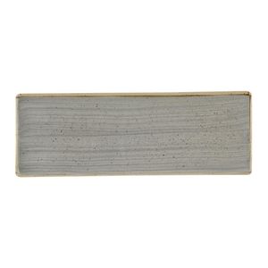 Churchill Stonecast Grey Oblong Plates 250 x 90mm (Pack of 6) - HR421 - 1