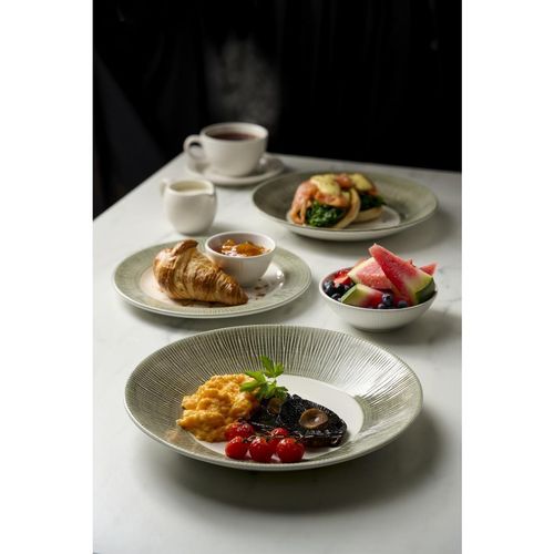 Churchill Bamboo Ceramic Spinwash Alpine Plates 167mm (Pack of 12) - HR432 - 2