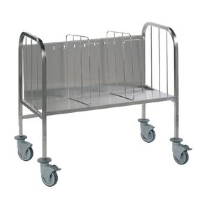 Matfer Bourgeat Tall 200 Plate Trolley - HP710 - 1