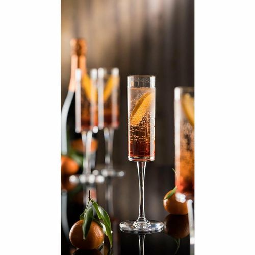 Utopia Lucent Level Champagne Glasses 165ml (Pack of 6) - FU608 - 2