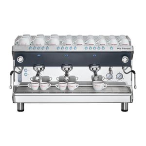La Pavoni Three Group Automatic Professional Coffee Machine 3-Phase GENIALE3VNEU - FU556 - 3