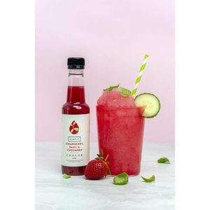 Simply Strawberry, Basil & Cucumber Cooler Syrup 1Ltr - HT805 - 3