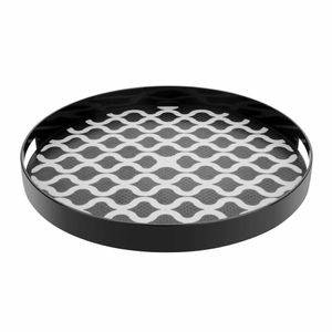 Olympia Kristallon PC Round Non Slip Tray With Handles 405mm - DP666 - 1
