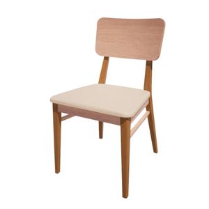 Bolero Bespoke Brenda Side Chair in Cream/Oak - HT926 - 1