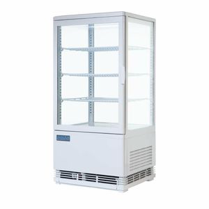 Polar C-Series Energy Efficient Curved Door Display Fridge White 86Ltr - CX576 - 3