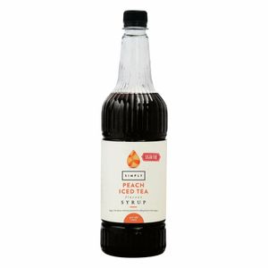 Simply Sugar-Free Peach Iced Tea Syrup 1Ltr - HT812 - 1
