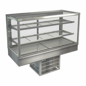 Cossiga Tower STG Refrigerated Drop-in Display w/Solid Front Glass & Rear Sliding Doors 1500mm - HT573 - 1
