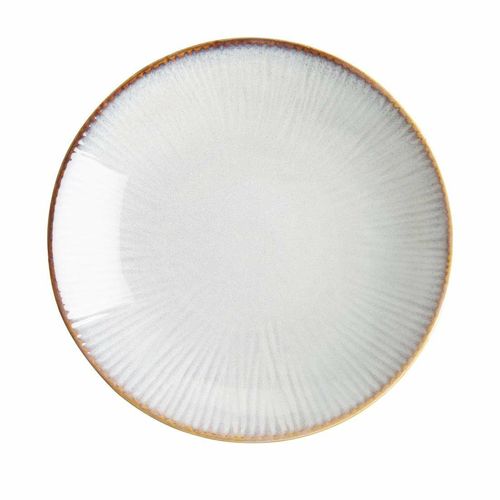 Olympia Drift Grey Embossed Coupe Low Bowls 260mm (Pack of 4) - FU197 - 1