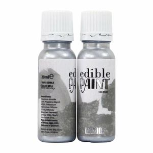 PME Edible Paint 20g - Silver - HU237 - 3