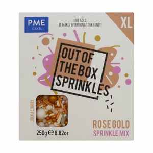 PME XL Out of the Box Sprinkle Mix Rose Gold 250g - HU364 - 1