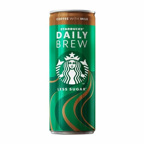Starbucks Daily Brew Iced Coffee with Milk Cans 250ml (Pack of 12) - KA192 - 1