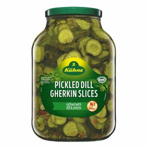 Kuhne Dill Gherkin Slices 2.45kg (NDW 1.32kg) - KA095 - 1