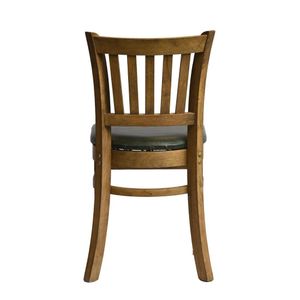 Manhattan Dining Chair in Weathered Oak with Bison Cedar Seat (Pack of 2) - HX817 - 3