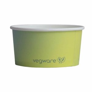 Vegware Double Scoop Ice Cream Pot Tutti Frutti 6oz (Pack of 1000) - HX484 - 1