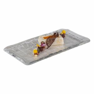 APS Takashi Sushi Board Clear Glass 260x130mm - HY314 - 3
