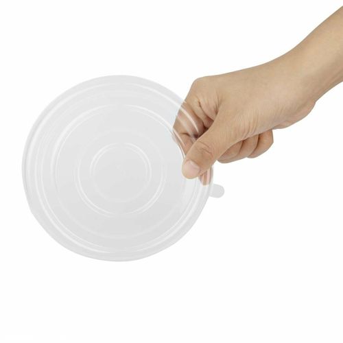 Fiesta Recyclable PET Lids for 400/500ml Bowl Bases (Pack of 50) - HW026 - 4