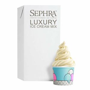 Sephra Luxury Soft Serve Ice Cream Mix 1Ltr (Pack of 12) - HU134 - 1