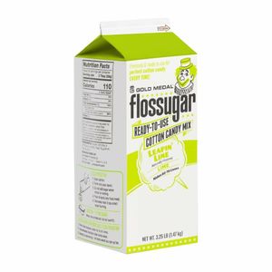 Flossugar Lime Ready to Use Cotton Candy Mix 1.47kg - HS990 - 3