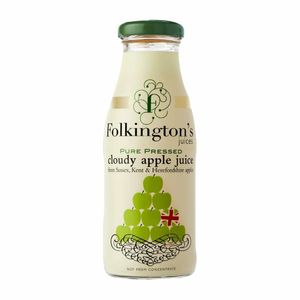 Folkington's Juices Apple Glass Bottle 250ml (Pack of 12) - FU462 - 1