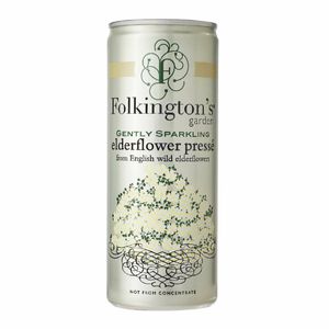 Folkington's Sparkling Drinks Elderflower Can 250ml (Pack of 12) - FU468 - 1