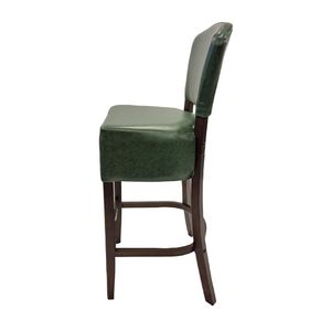 Hanoi Bar Chair in Dark Walnut with Bison Cedar Vinyl - HP776 - 3