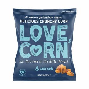 LOVE CORN Sea Salt Crunchy Corn Snack 20g (Pack of 24) - CZ756 - 1