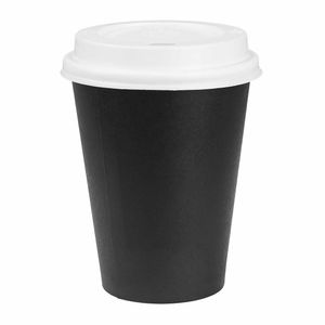 Nisbets Essentials Hot Cups and Lids Pack 12oz (Pack of 300) - HW635 - 1