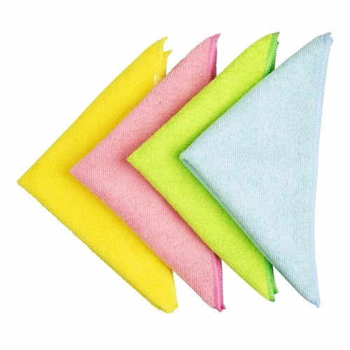Jantex Microfibre Cloths Green (Pack 5) - HX270 - 4