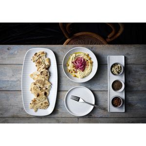 Churchill Era Grey Chef's Oblong Plates 350x187mm (Pack of 6) - HY910 - 3