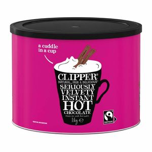 Clipper Fairtrade Seriously Velvety Hot Chocolate 1kg - KA511 - 1