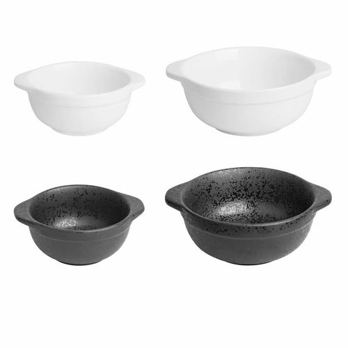 Olympia Whiteware Eared Bowls 640ml (Pack of 4) - HP854 - 6