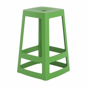 Origin Base Mid Stool May Green 430x430x650mm (Pack of 2) - HX779 - 1