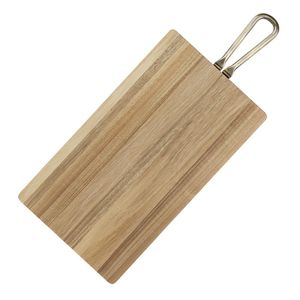 Olympia Rectangular Paddle Board Acacia Wood with Metal Handles 615x260x20mm - HX392 - 3
