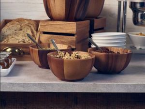 Acacia Wood Bowl 20Dia x 10cm - 3