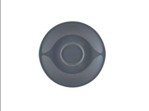Genware Porcelain Grey Saucer 13.5cm/ 5.25" (Pack of 6) - 1