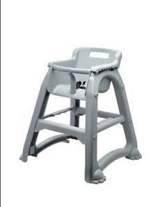 GenWare Grey PP Stackable High Chair - 1