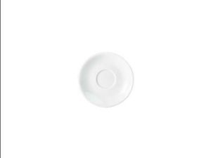 Genware Porcelain Saucer 14.5cm/ 5.75" (Pack of 6) - 1
