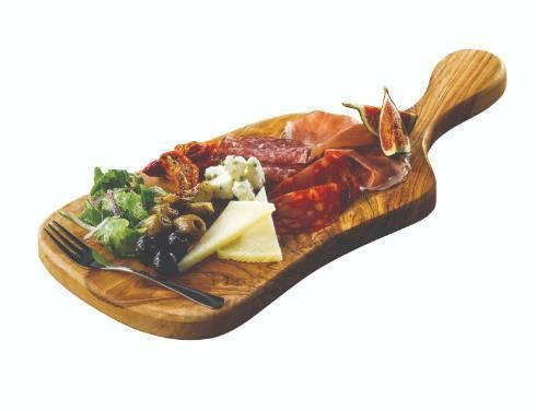 Olive Wood Paddle Board 44 x 20cm+/- - 1