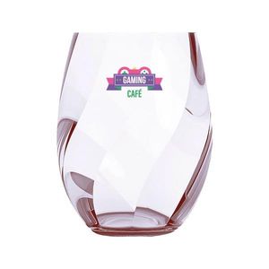 Custom Branded Arpege Pink Hiball Glass (360ml/12.25oz) - 1
