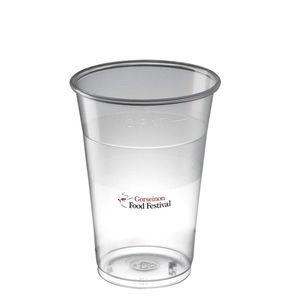 Custom Branded Disposable Plastic Tumbler (400ml/13.4oz) - 1