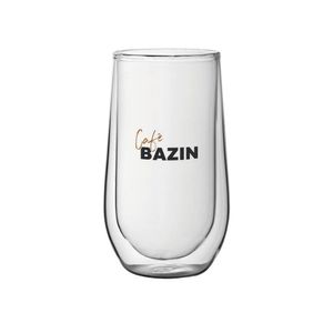 Custom Branded Double Walled Latte Glass (440ml/15.3oz) - 1