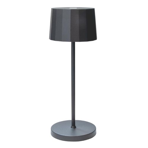 Steelite Octa Mini LED Rechargeable Table Lights Dark Grey 76x203mm (Pack of 6) - VV4664 - 1