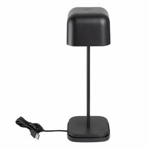 Olympia Lucca Table Lamp Squared Dome Black 300mm - HZ212 - 3