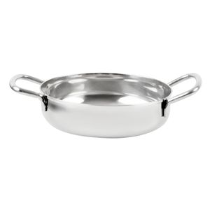 Olympia Table Presentation Double Handle Dish Stainless Steel 125mm - HY100 - 1