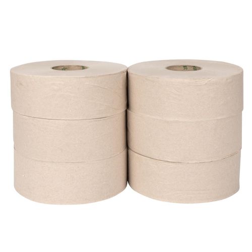 Jantex Green 100% Recycled Jumbo Roll Refill 2ply 300m (6 Pack) - HX938 - 4